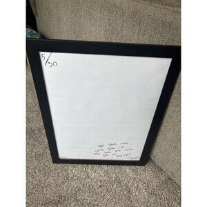 COLE BENNETT LYRICAL LEMONADE AUTOGRAPHED FRAMED POSTER